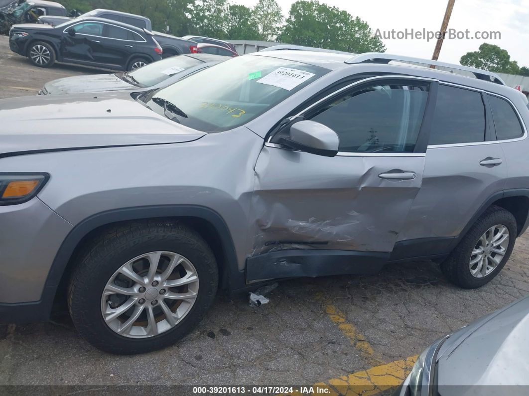 2019 Jeep Cherokee Latitude Fwd Gray vin: 1C4PJLCB5KD370043