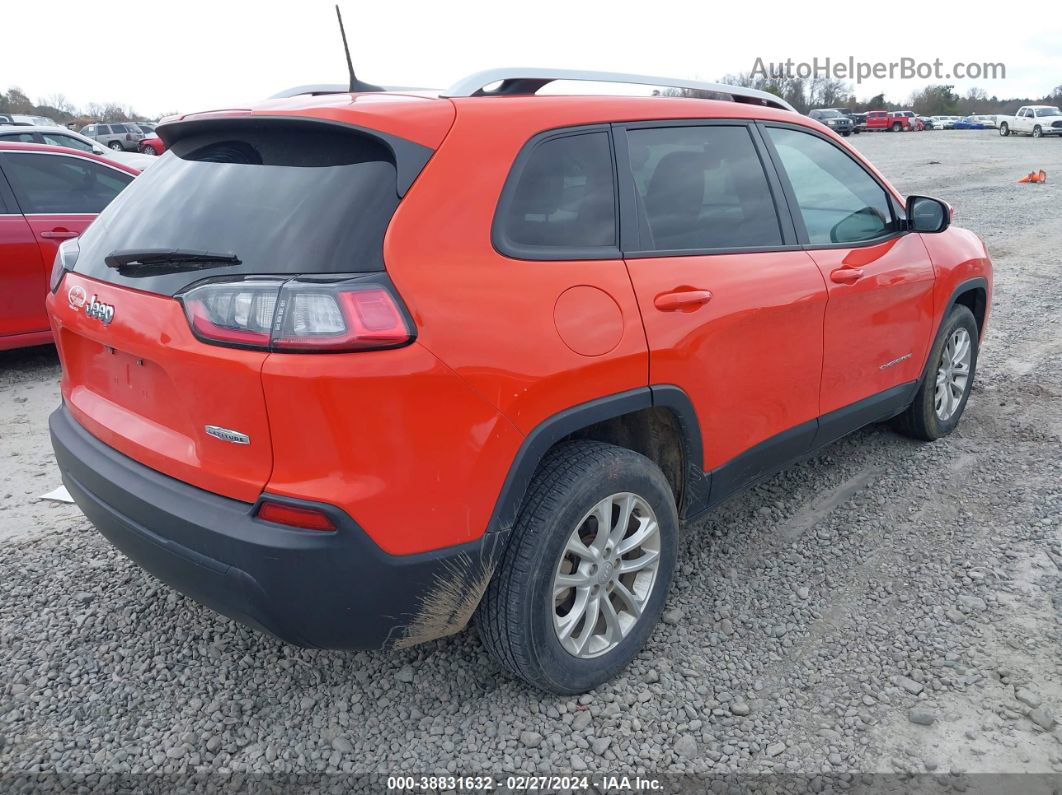 2021 Jeep Cherokee Latitude Fwd Оранжевый vin: 1C4PJLCB5MD163929