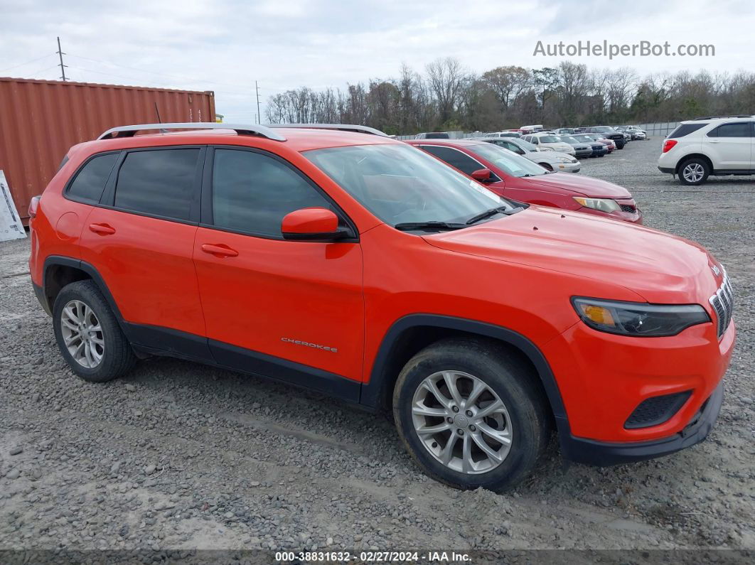 2021 Jeep Cherokee Latitude Fwd Orange vin: 1C4PJLCB5MD163929