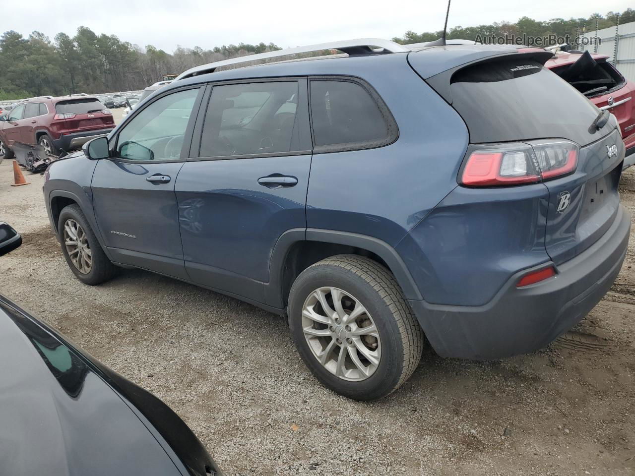 2021 Jeep Cherokee Latitude Blue vin: 1C4PJLCB5MD169231