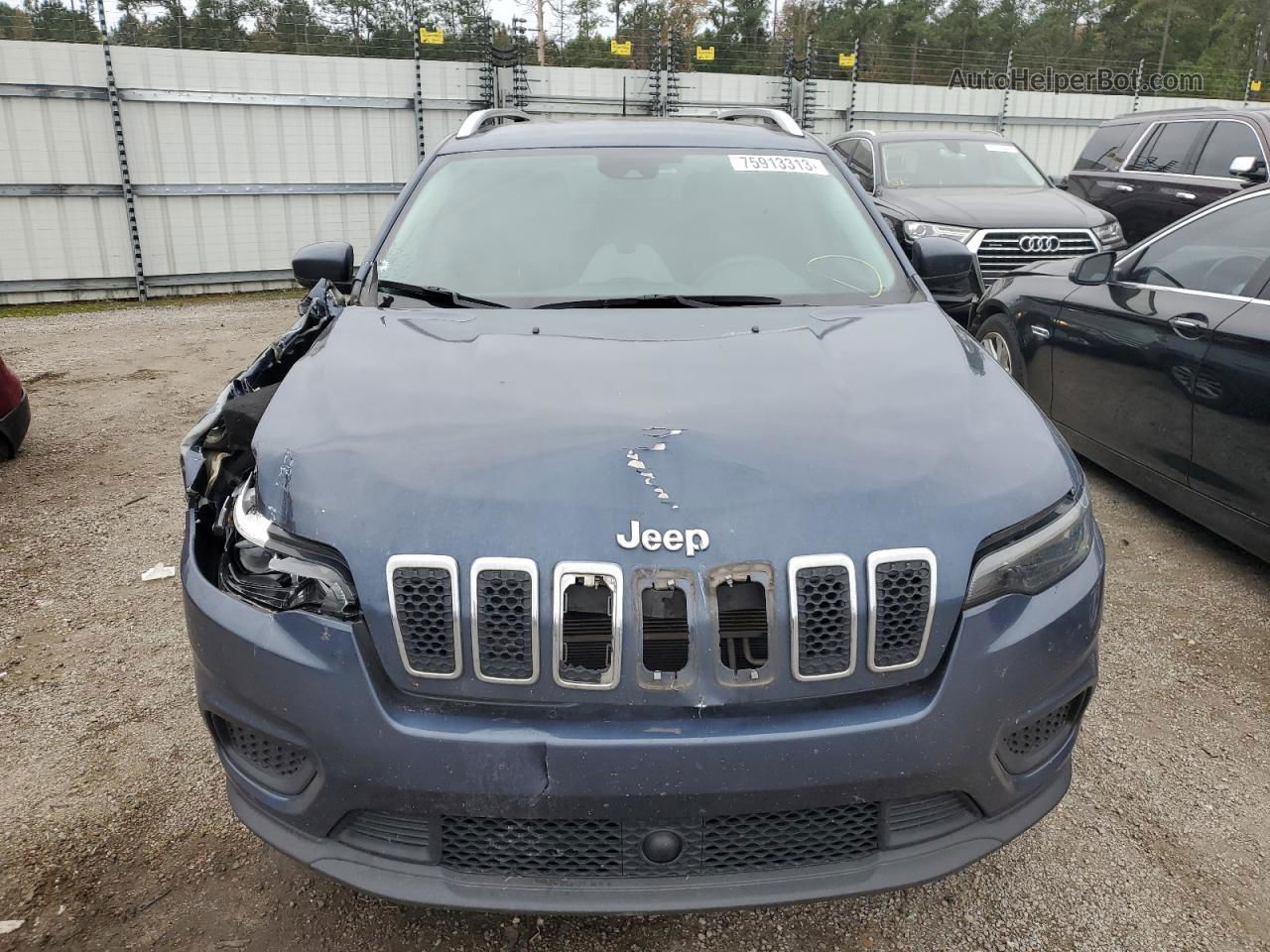 2021 Jeep Cherokee Latitude Blue vin: 1C4PJLCB5MD169231