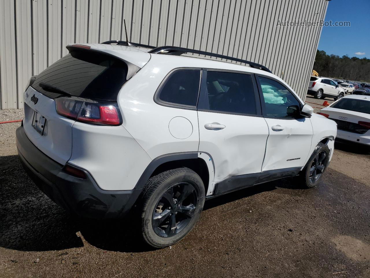 2021 Jeep Cherokee Latitude White vin: 1C4PJLCB5MD203958