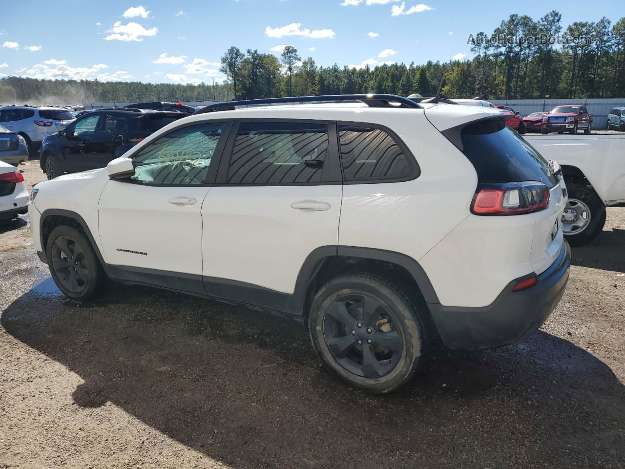 2021 Jeep Cherokee Latitude White vin: 1C4PJLCB5MD203958