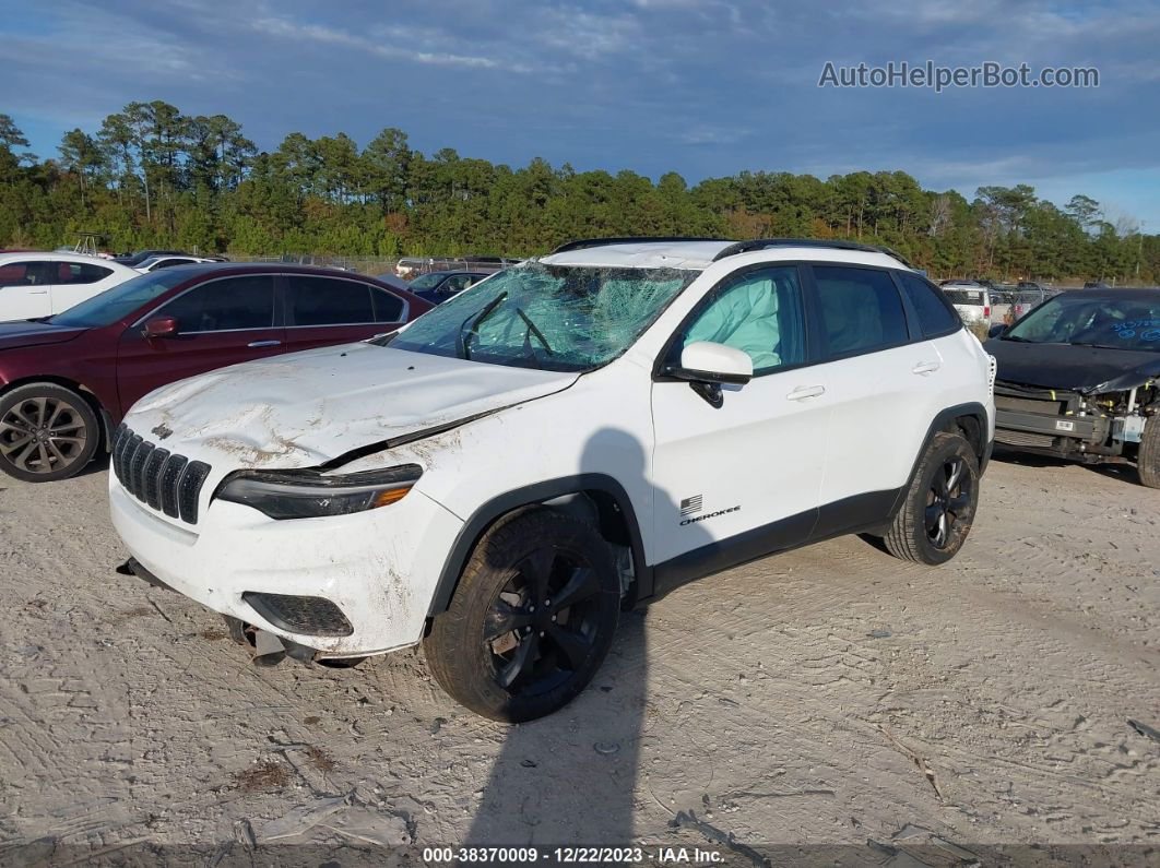 2021 Jeep Cherokee Latitude 4x4 White vin: 1C4PJLCB5MD215253