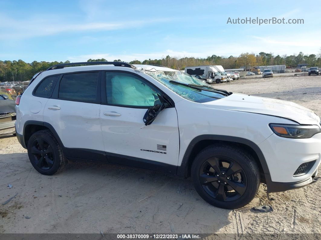 2021 Jeep Cherokee Latitude 4x4 White vin: 1C4PJLCB5MD215253