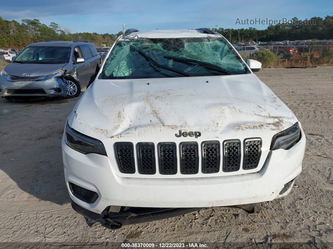 2021 Jeep Cherokee Latitude 4x4 White vin: 1C4PJLCB5MD215253