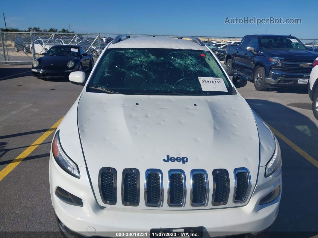 2015 Jeep Cherokee Latitude White vin: 1C4PJLCB6FW683838