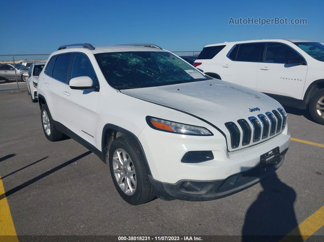 2015 Jeep Cherokee Latitude White vin: 1C4PJLCB6FW683838