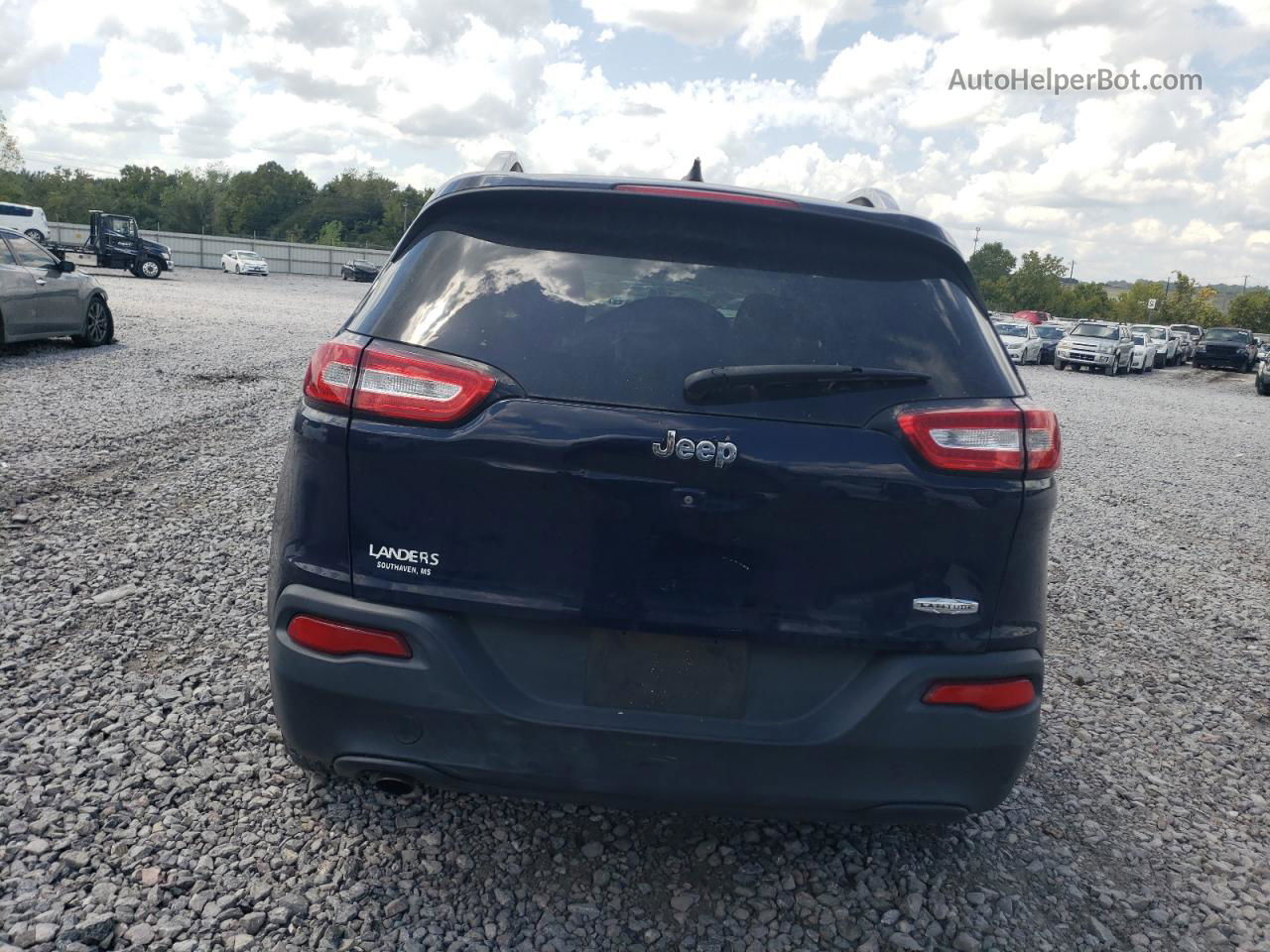 2015 Jeep Cherokee Latitude Blue vin: 1C4PJLCB6FW737090