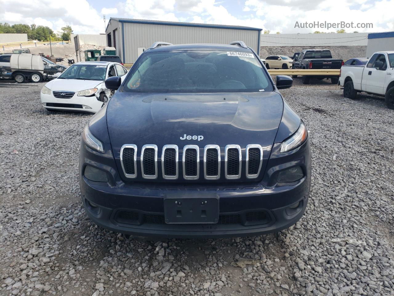 2015 Jeep Cherokee Latitude Blue vin: 1C4PJLCB6FW737090