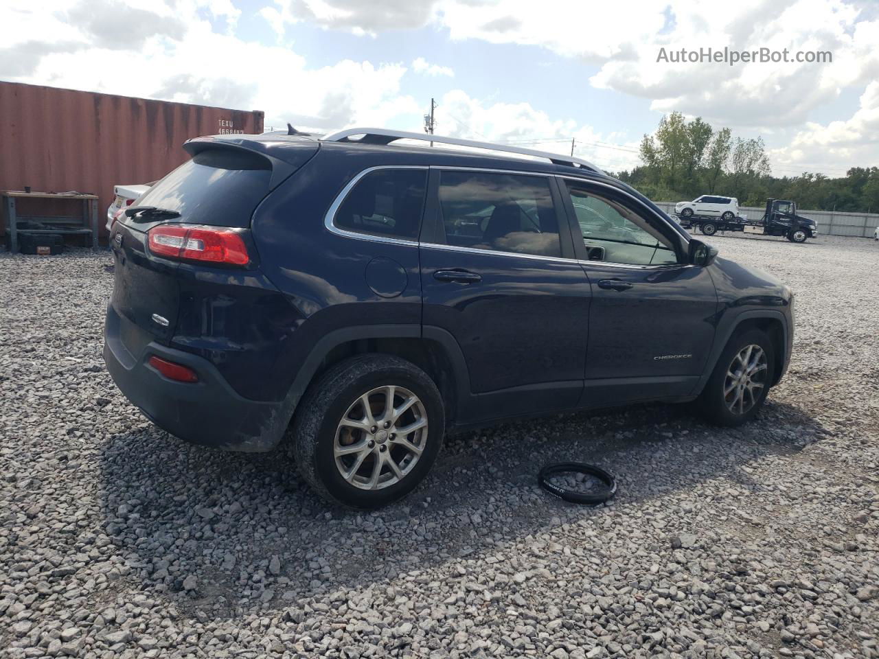 2015 Jeep Cherokee Latitude Blue vin: 1C4PJLCB6FW737090