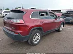 2019 Jeep Cherokee Latitude Fwd Red vin: 1C4PJLCB6KD146005