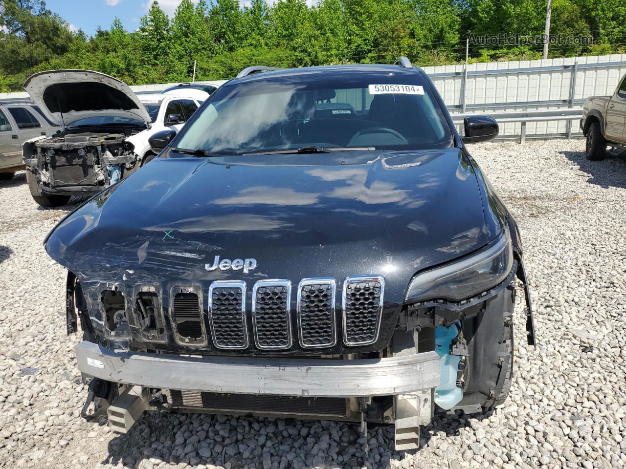 2019 Jeep Cherokee Latitude Black vin: 1C4PJLCB6KD220197