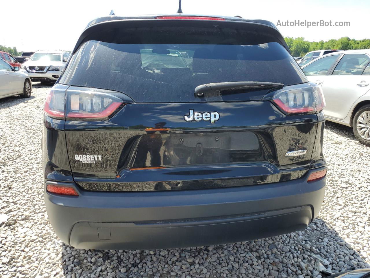 2019 Jeep Cherokee Latitude Black vin: 1C4PJLCB6KD220197