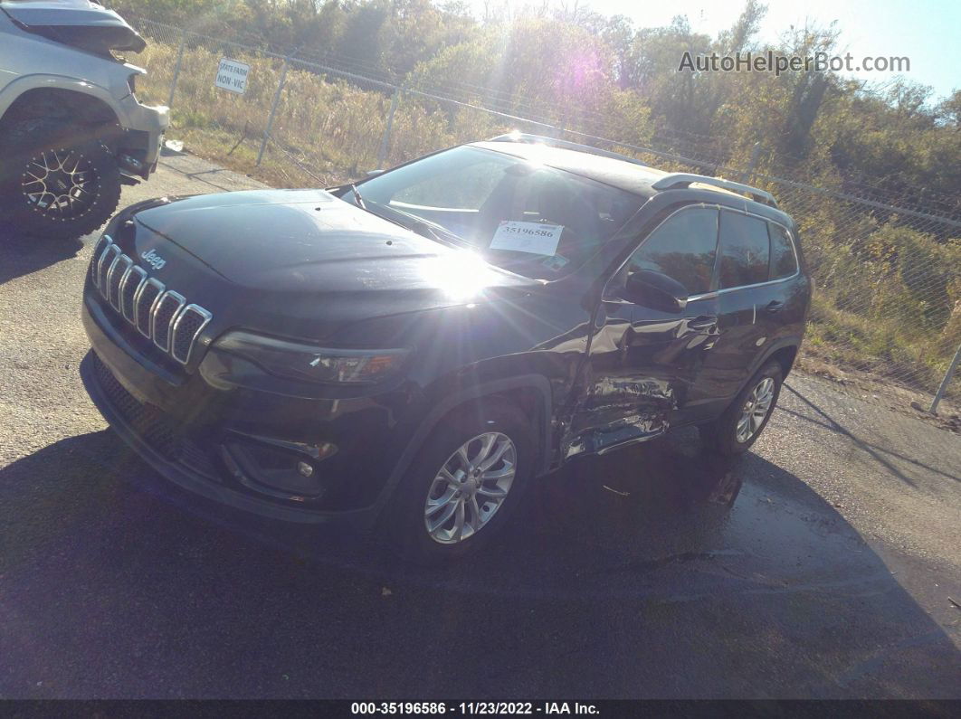 2019 Jeep Cherokee Latitude Black vin: 1C4PJLCB6KD298026