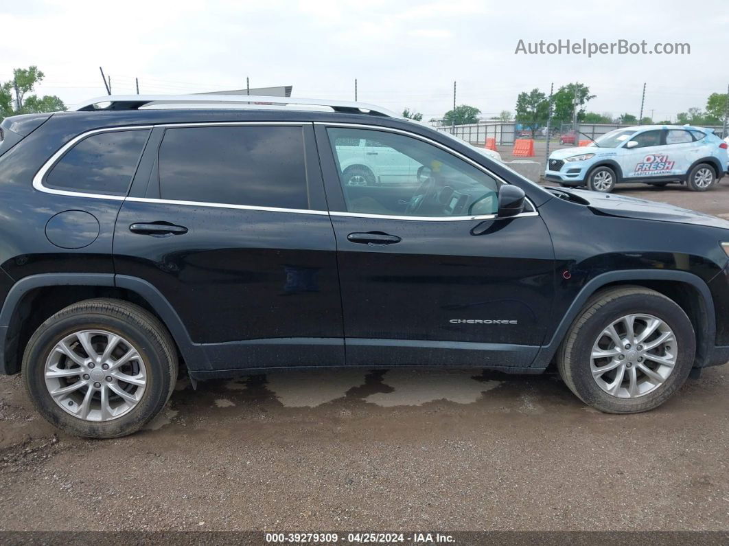 2019 Jeep Cherokee Latitude Fwd Black vin: 1C4PJLCB6KD325869