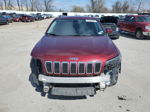 2019 Jeep Cherokee Latitude Maroon vin: 1C4PJLCB6KD377048