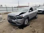 2019 Jeep Cherokee Latitude Silver vin: 1C4PJLCB6KD448118