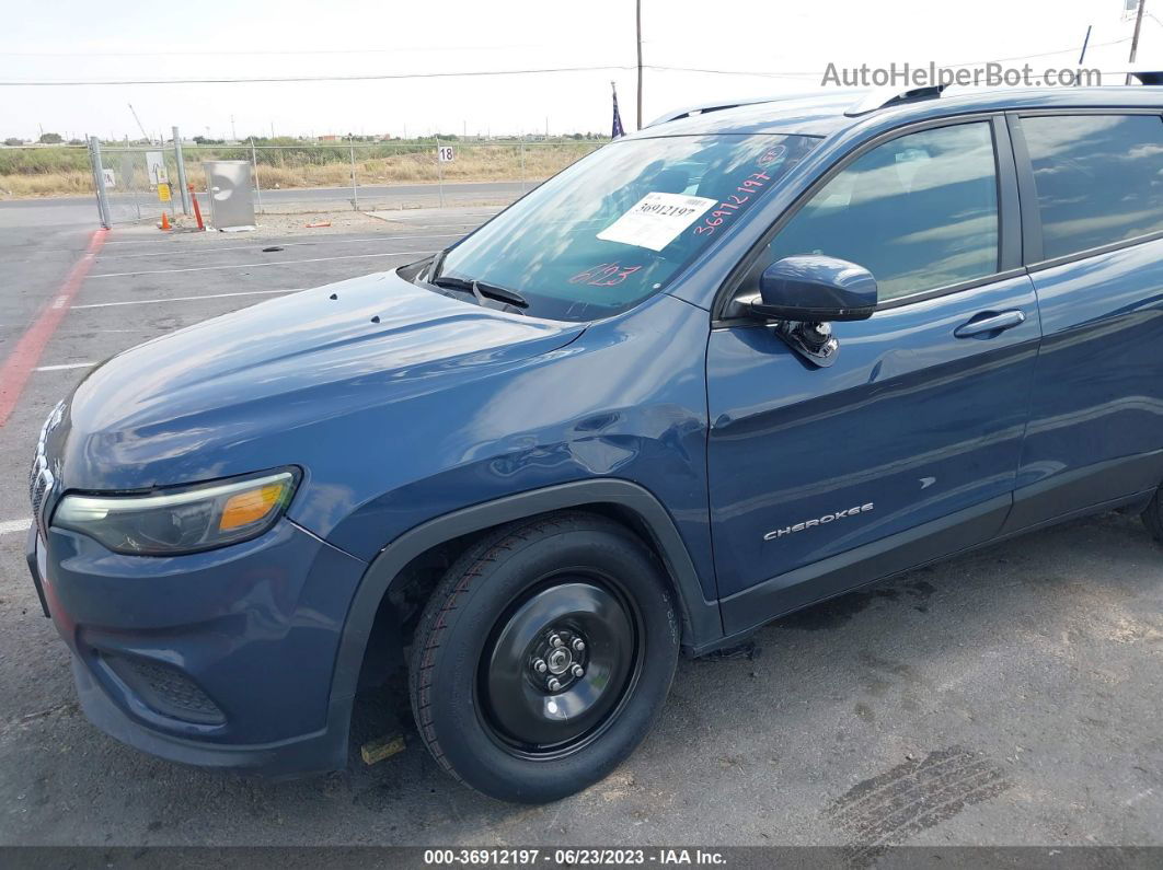 2021 Jeep Cherokee Latitude Blue vin: 1C4PJLCB6MD113024