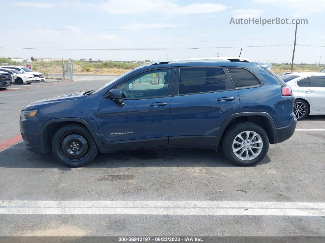 2021 Jeep Cherokee Latitude Blue vin: 1C4PJLCB6MD113024