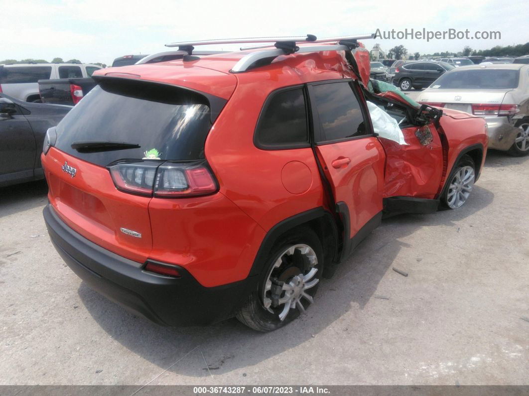 2021 Jeep Cherokee Latitude Orange vin: 1C4PJLCB6MD121222