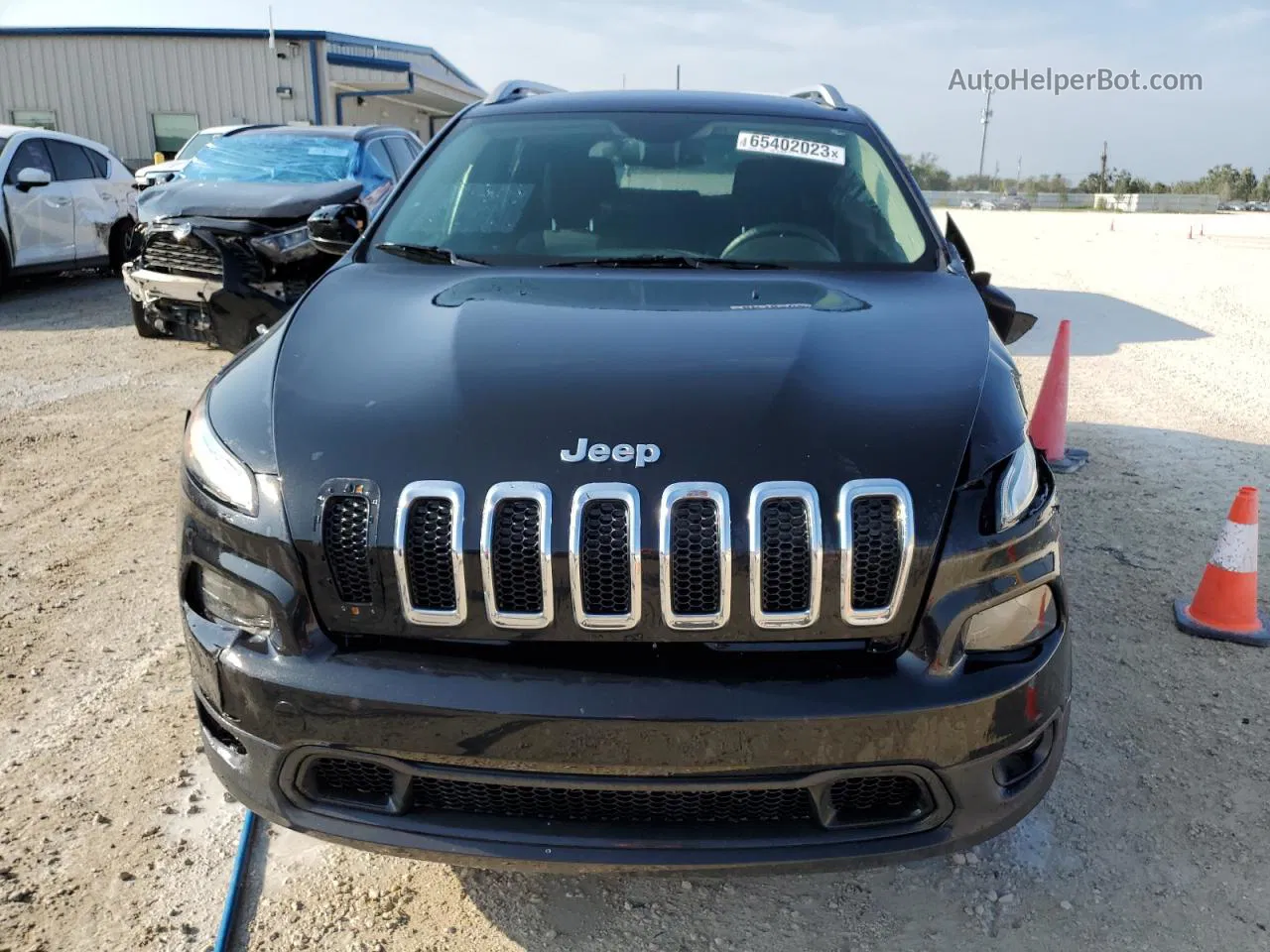 2014 Jeep Cherokee Latitude Black vin: 1C4PJLCB7EW155854