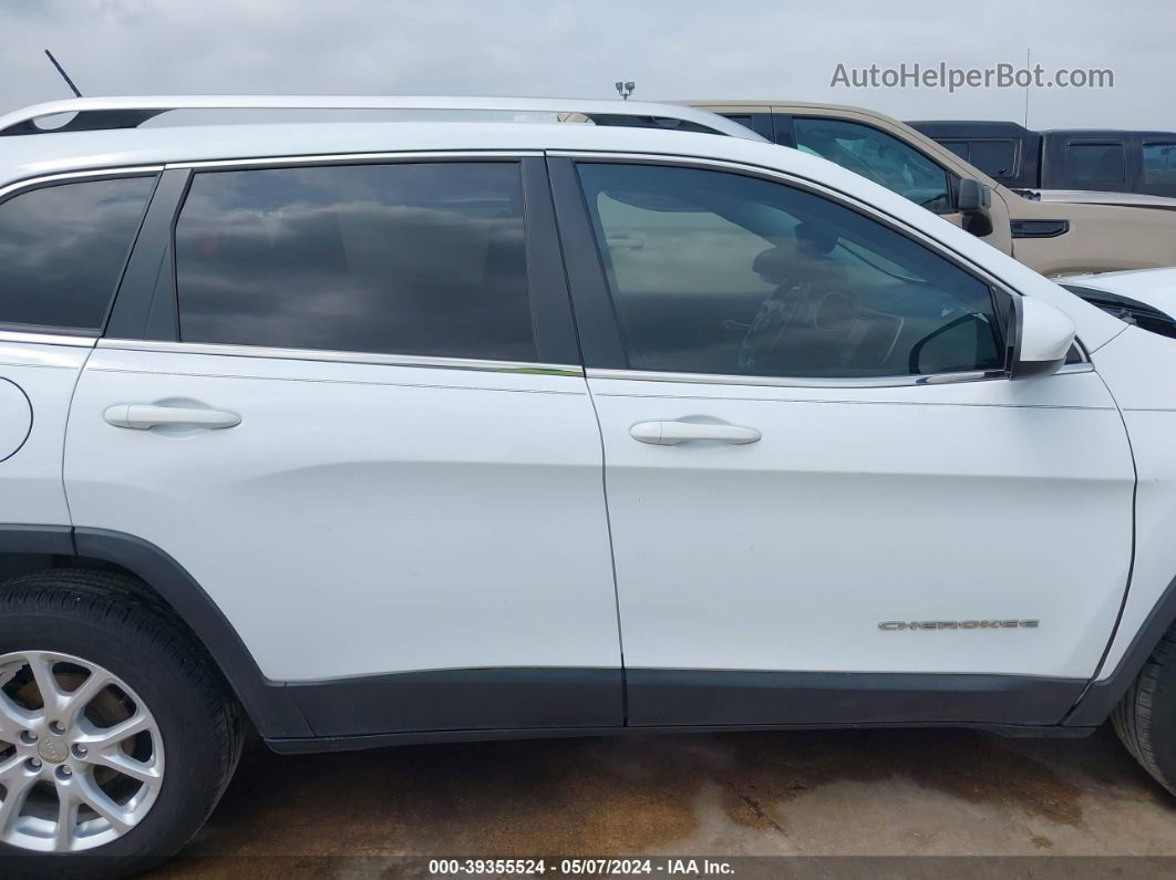 2014 Jeep Cherokee Latitude White vin: 1C4PJLCB7EW179135