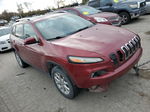 2014 Jeep Cherokee Latitude Maroon vin: 1C4PJLCB7EW270311