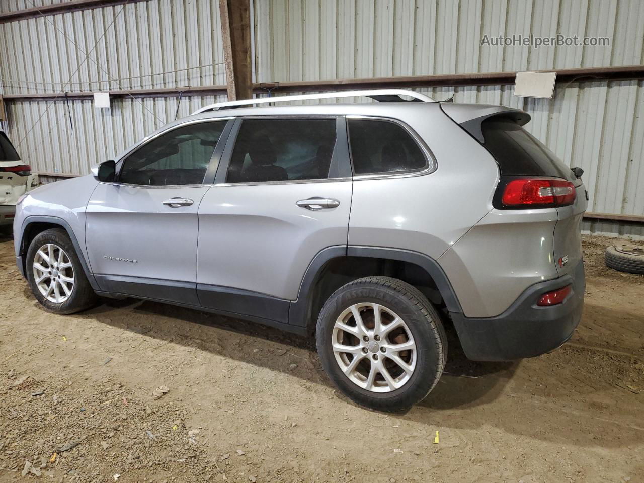 2014 Jeep Cherokee Latitude Gray vin: 1C4PJLCB7EW305736