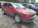 2014 Jeep Cherokee Latitude Red vin: 1C4PJLCB7EW323766