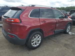 2014 Jeep Cherokee Latitude Red vin: 1C4PJLCB7EW323766