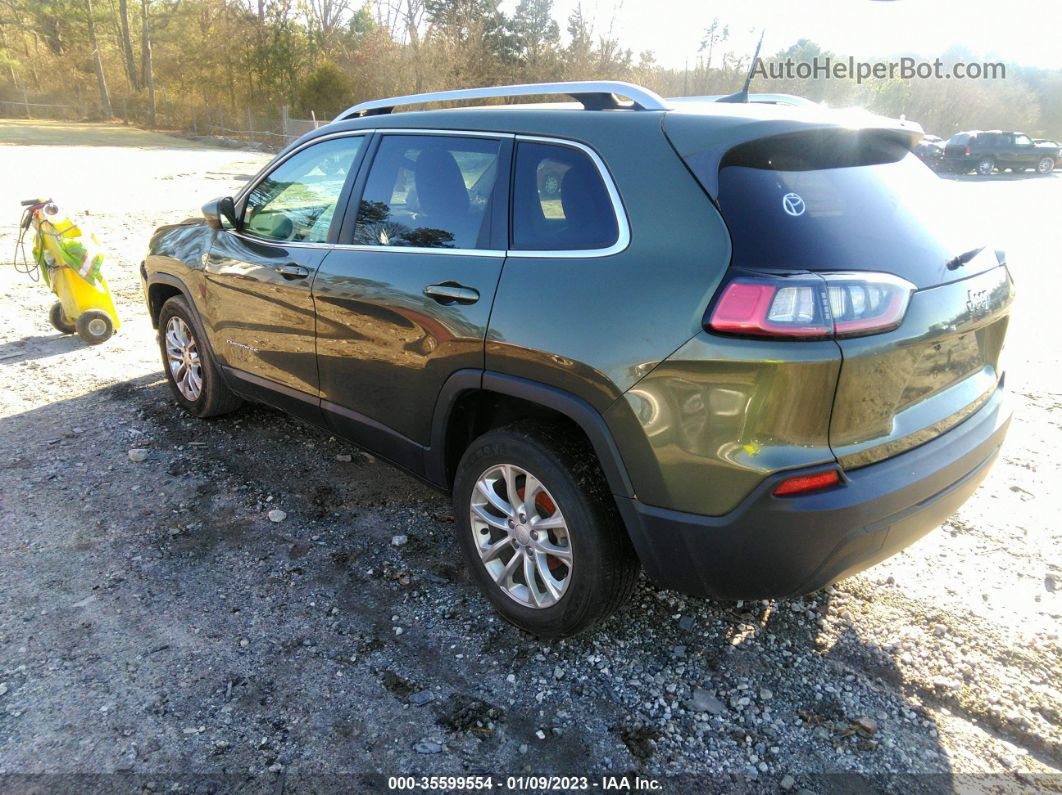 2019 Jeep Cherokee Latitude Green vin: 1C4PJLCB7KD131495