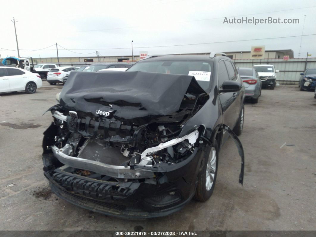 2019 Jeep Cherokee Latitude Black vin: 1C4PJLCB7KD149673