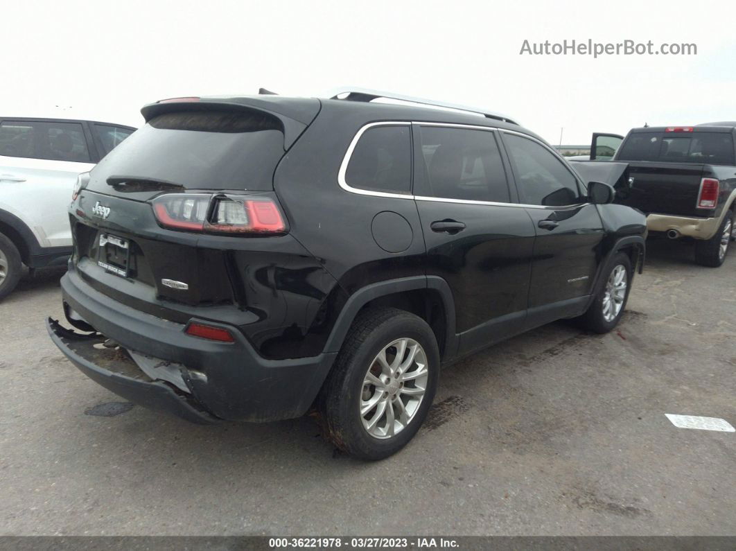 2019 Jeep Cherokee Latitude Black vin: 1C4PJLCB7KD149673