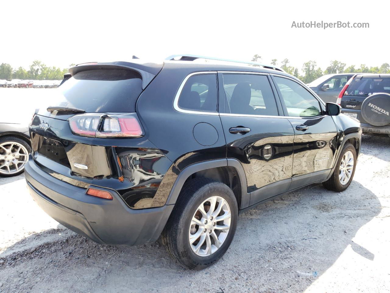 2019 Jeep Cherokee Latitude Black vin: 1C4PJLCB7KD149673