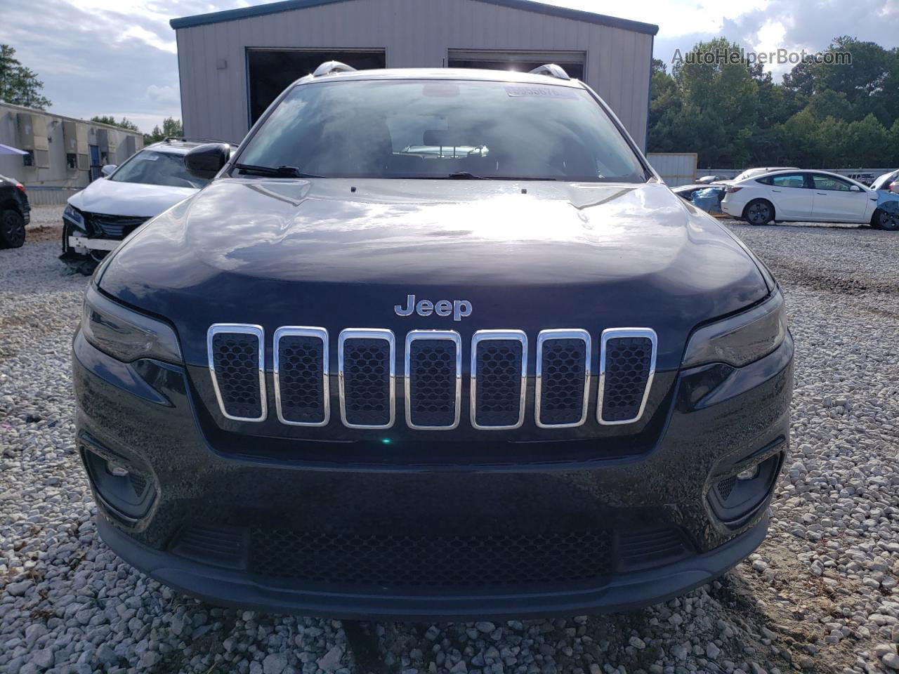 2019 Jeep Cherokee Latitude Black vin: 1C4PJLCB7KD164416