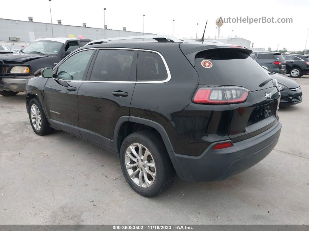 2019 Jeep Cherokee Latitude Fwd Black vin: 1C4PJLCB7KD241074