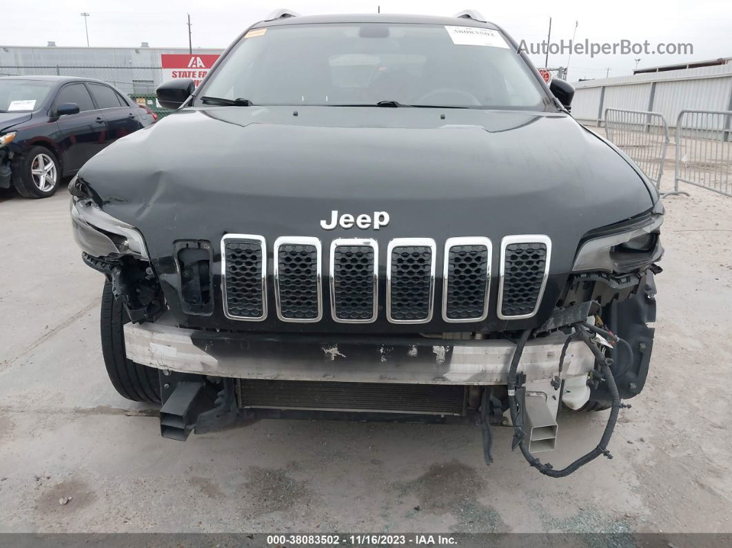 2019 Jeep Cherokee Latitude Fwd Black vin: 1C4PJLCB7KD241074