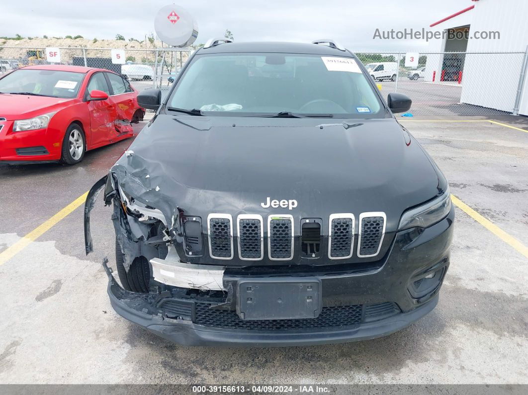 2019 Jeep Cherokee Latitude Fwd Black vin: 1C4PJLCB7KD241821