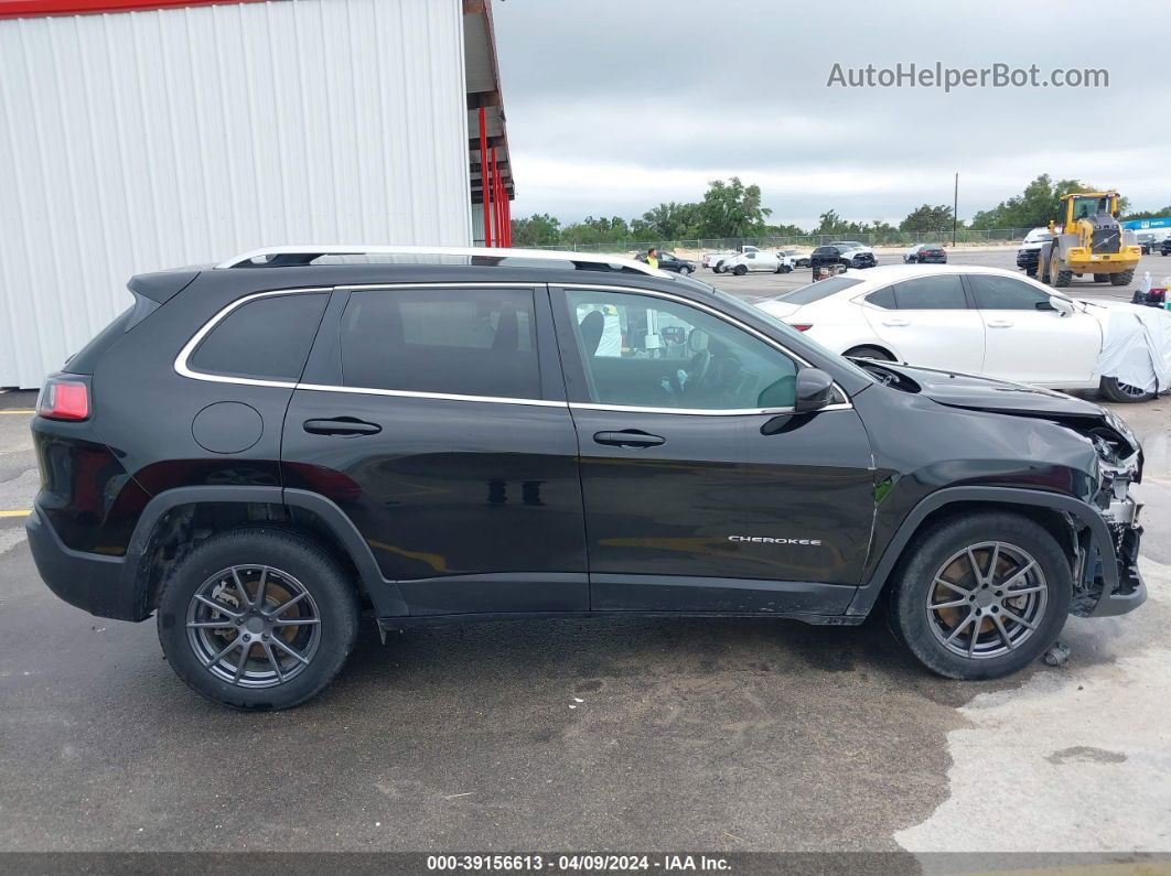 2019 Jeep Cherokee Latitude Fwd Black vin: 1C4PJLCB7KD241821