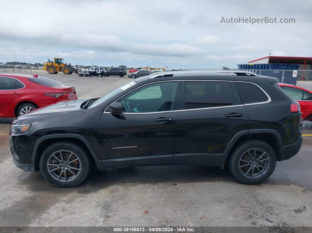 2019 Jeep Cherokee Latitude Fwd Black vin: 1C4PJLCB7KD241821