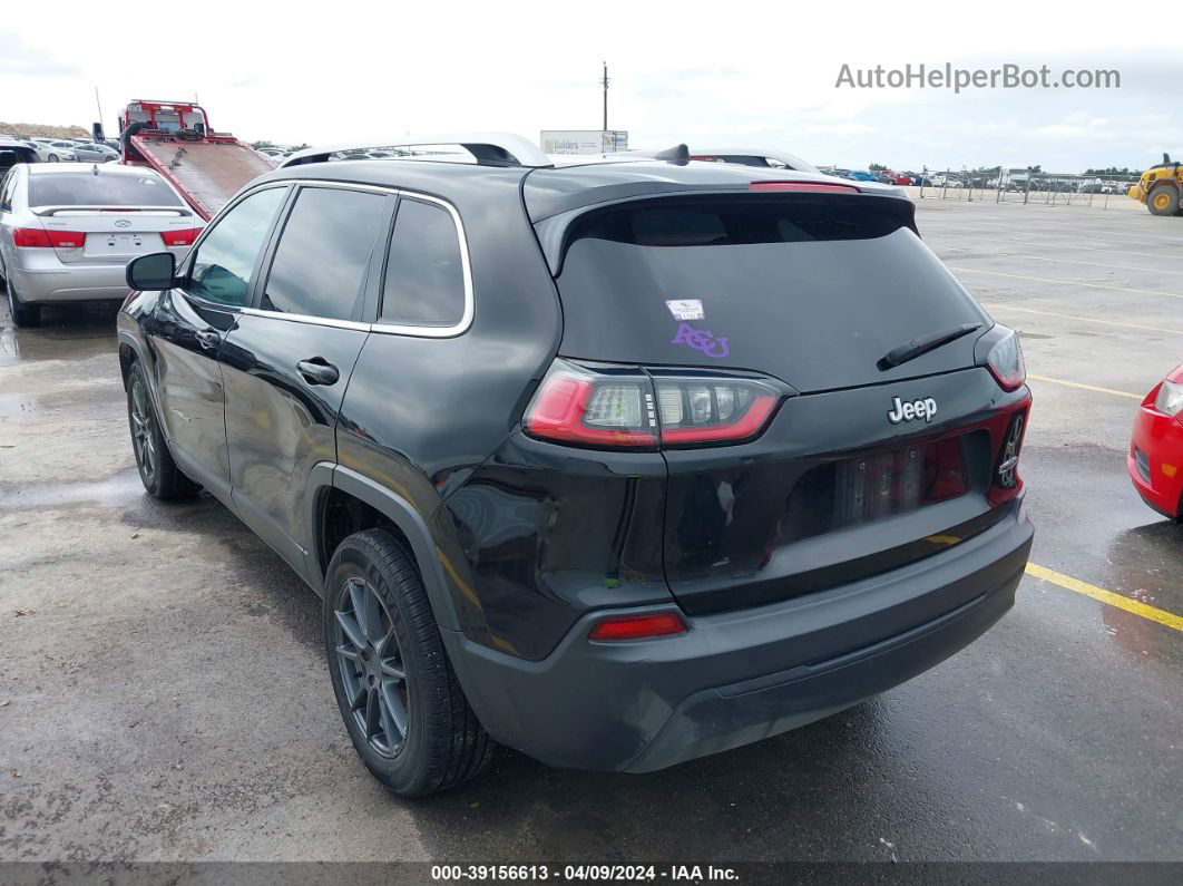 2019 Jeep Cherokee Latitude Fwd Black vin: 1C4PJLCB7KD241821