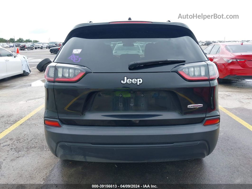 2019 Jeep Cherokee Latitude Fwd Black vin: 1C4PJLCB7KD241821