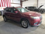 2019 Jeep Cherokee Latitude Red vin: 1C4PJLCB7KD325458