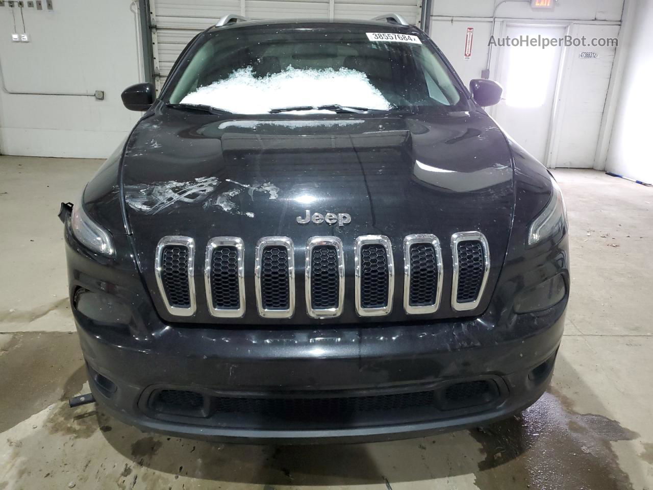 2015 Jeep Cherokee Latitude Black vin: 1C4PJLCB8FW737270