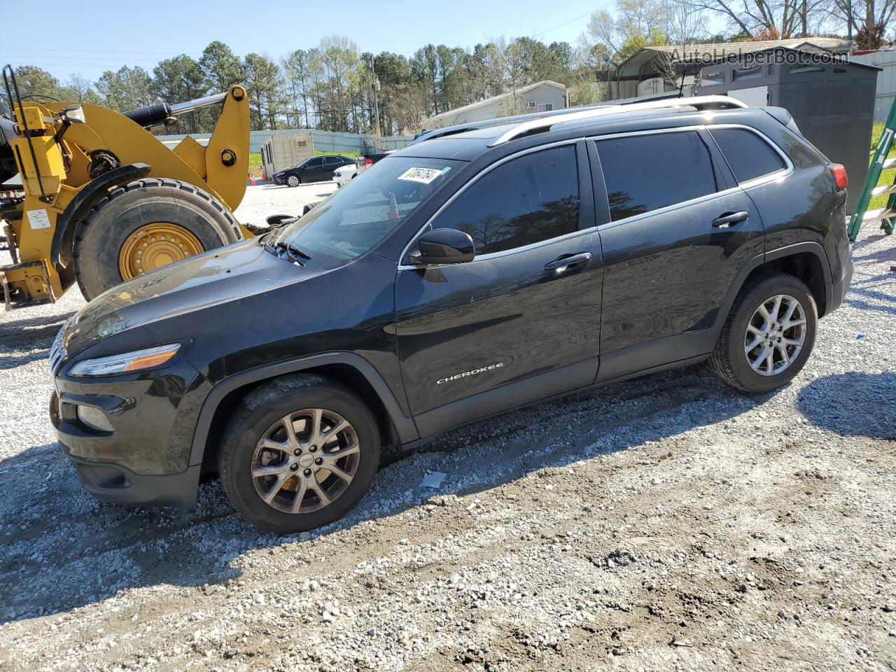 2016 Jeep Cherokee Latitude Black vin: 1C4PJLCB8GW160127