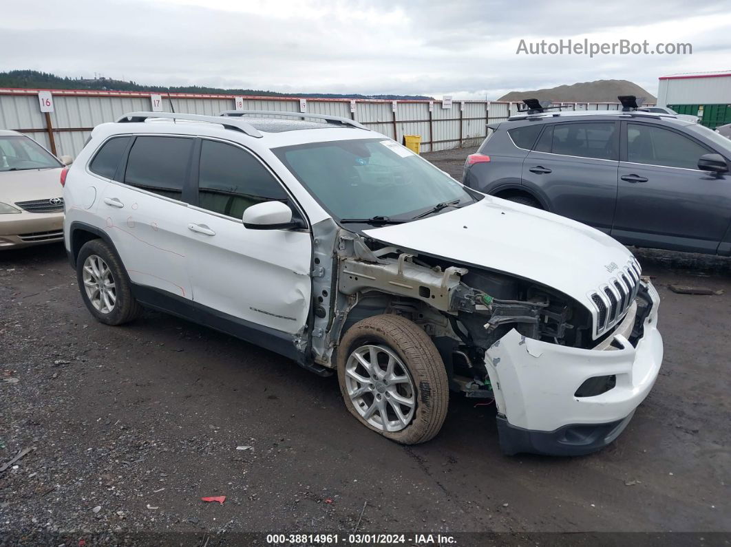 2016 Jeep Cherokee Latitude White vin: 1C4PJLCB8GW201520