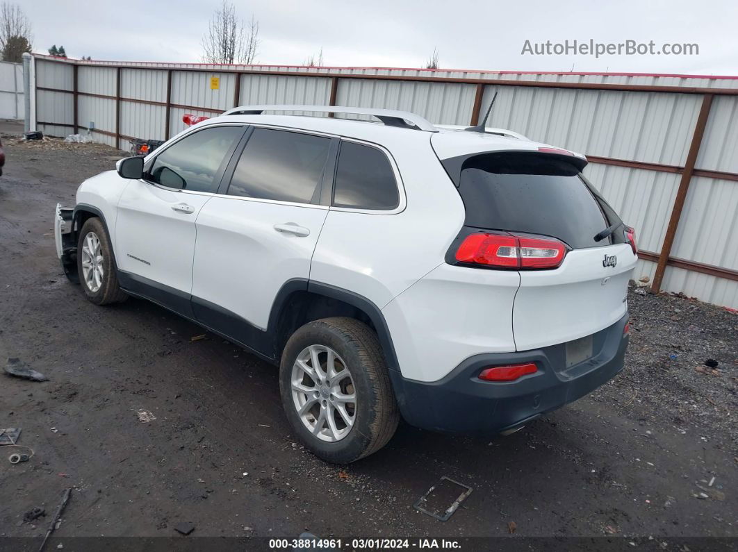 2016 Jeep Cherokee Latitude White vin: 1C4PJLCB8GW201520