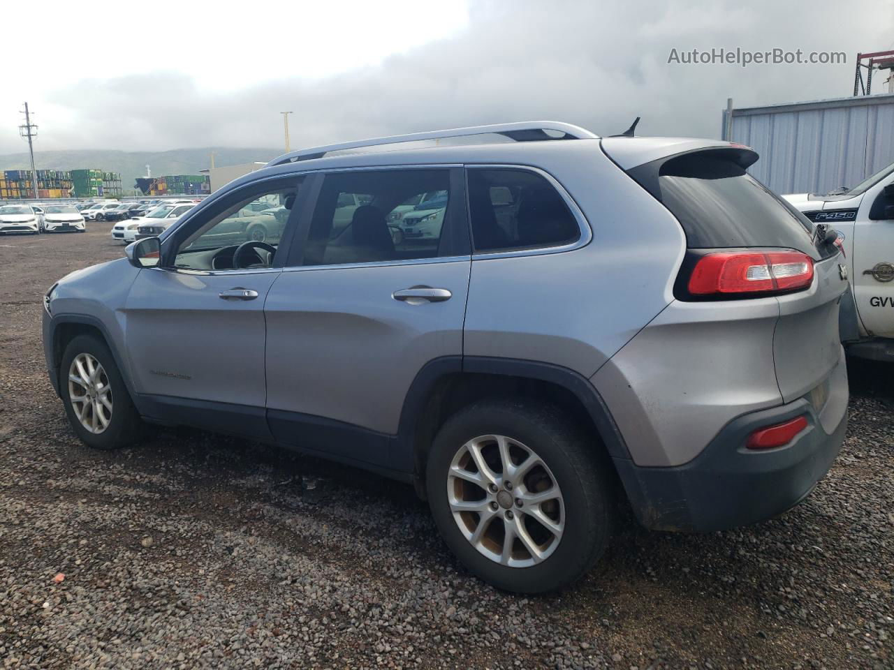 2016 Jeep Cherokee Latitude Gray vin: 1C4PJLCB8GW211853