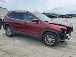 2019 Jeep Cherokee Latitude Red vin: 1C4PJLCB8KD262922